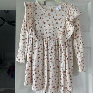 Floral Ruffle Kids Dress